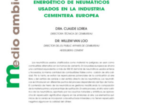 Aprovechamiento energético de neumáticos usados en la industria cementera europea